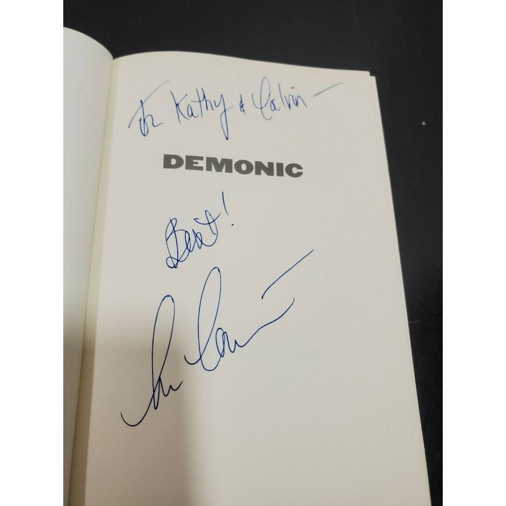 Demonic hand-signed by author Ann Coulter - Person